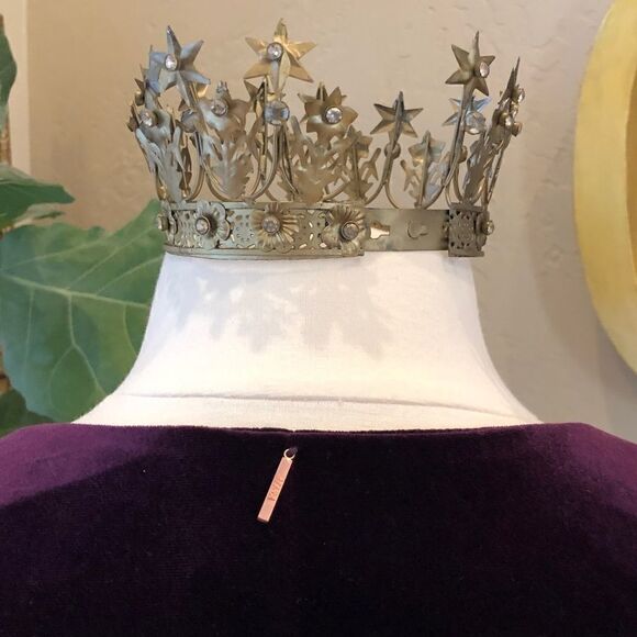 Misa Los Angeles Caroline Burgundy/Wine Velvet Wrap V neck Dress Size Medium NWT - Picture 4 of 14